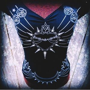 Witchcore fitted women's T-shirt Small to Medium